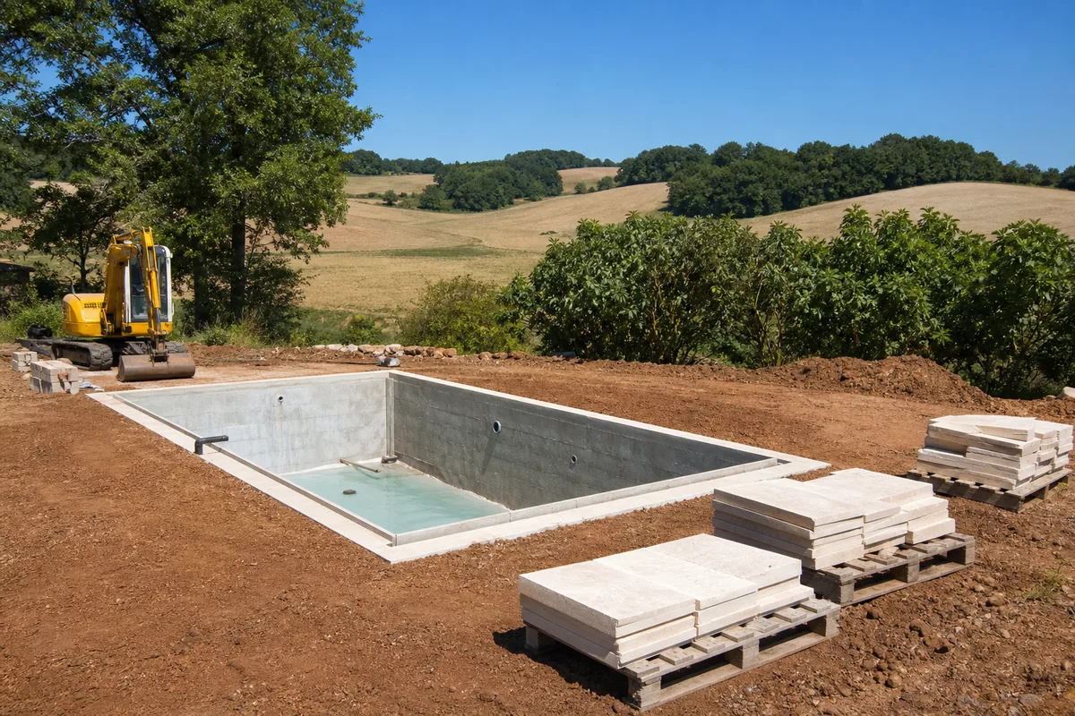 Pisciniste à L'Isle-Jourdain : bâtir sur les argiles du Gers